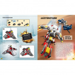 Книга и набор кубиков LEGO Star Wars Buch & Steine-Set Fur 8 einmalige Lego Modelle!
