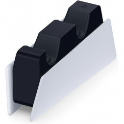 Sony Зарядная станция DualSense на два геймпада для PS5 (CFI-ZDS1) белый/черный