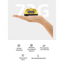 Фонарь налобный светодиодный HL05-S, желтый