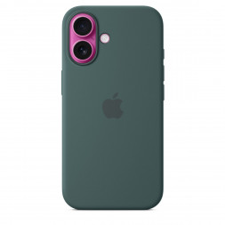 Чехол Apple для iPhone 16 Silicone MagSafe, Lake Green (MYY83ZM/A)