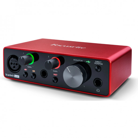 Внешняя звуковая карта FOCUSRITE Scarlett Solo 3rd Gen в Липецке