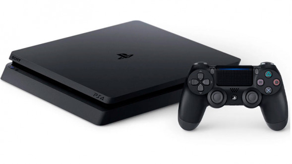 Игровая приставка Sony PlayStation 4 Slim 500 ГБ HDD, черный в Липецке