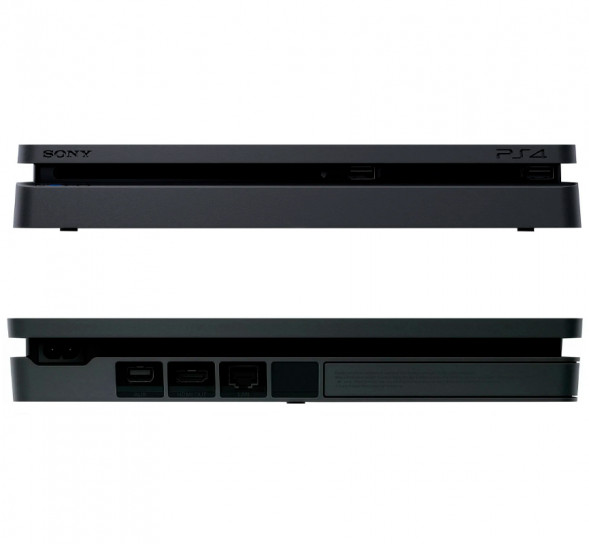 Игровая приставка Sony PlayStation 4 Slim 500 ГБ HDD, черный в Липецке