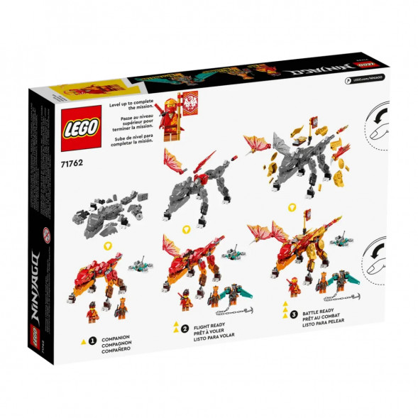 Конструктор LEGO Ninjago 71762 Огненный дракон ЭВО Кая в Липецке