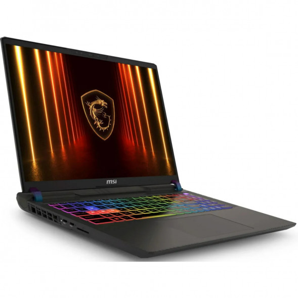 Ноутбук MSI Vector A16 HX A8WHG-033XRU (16&amp;quot;, IPS, AMD Ryzen 9 8940HX 2.4ГГц, 16-ядерный, 16ГБ DDR5, 1ТБ SSD, NVIDIA GeForce RTX 5070 Ti 12 ГБ, без ОС), серый космос в Липецке