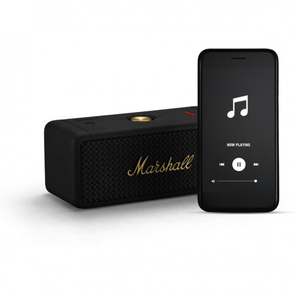 Портативная акустика Marshall Emberton II, 20 Вт, Black/Brass в Липецке