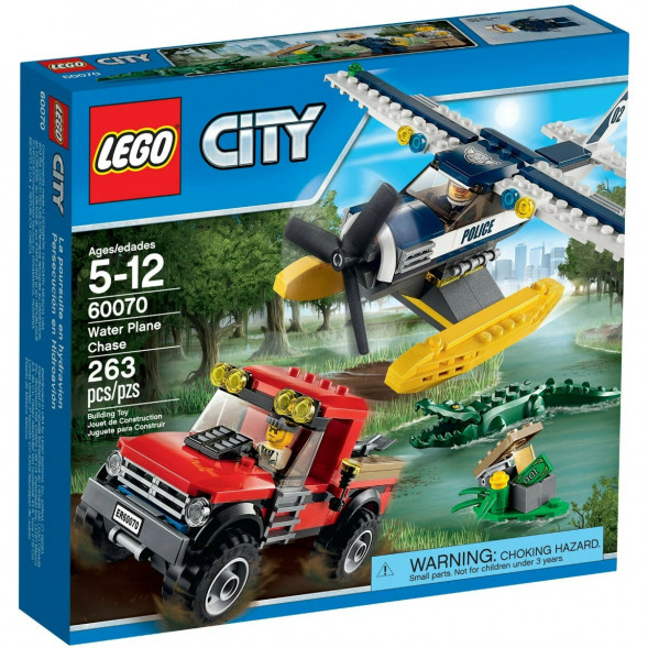 Конструктор LEGO City 60070 Погоня на полицейском гидроплане в Липецке