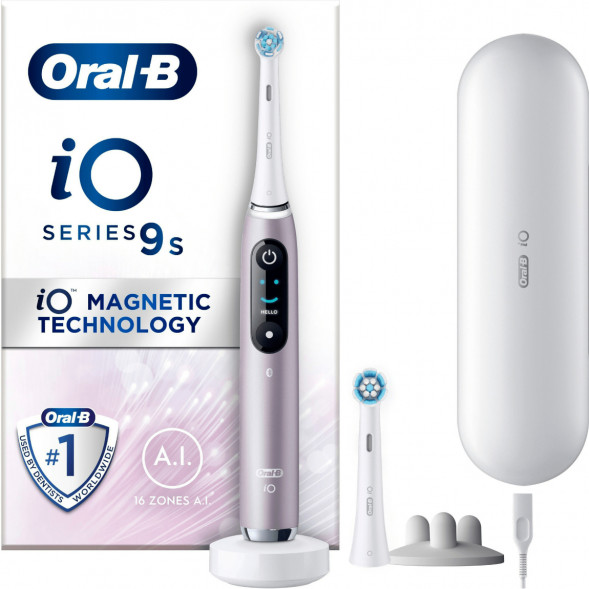 Электрическая зубная щетка Oral-B iO Series 9s (387194), Розовый кварц в Липецке