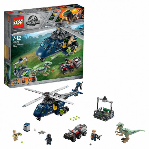 Конструктор LEGO Jurassic World 75928 Погоня за Блю на вертолёте  в Липецке