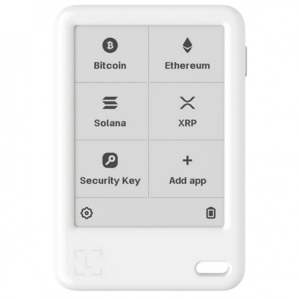 Комплект Криптокошелек Ledger Nano Gen5, белый + Декоративные бейджи (Set 3) в Липецке