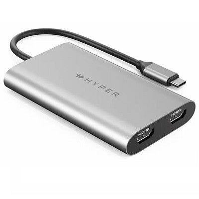 Адаптер HyperDrive Dual 4K HDMI для MacBook M1/M2 в Липецке
