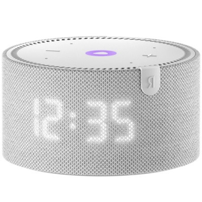 Умная колонка Яндекс Новая Станция Мини (с часами) - умная колонка с Алисой, серый опал в Липецке