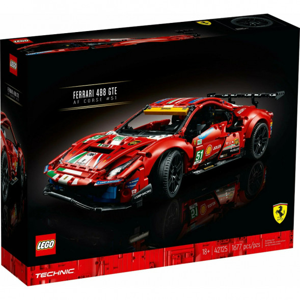 Конструктор LEGO Technic 42125 Ferrari 488 GTE &amp;quot;AF Corse #51&amp;quot; в Липецке