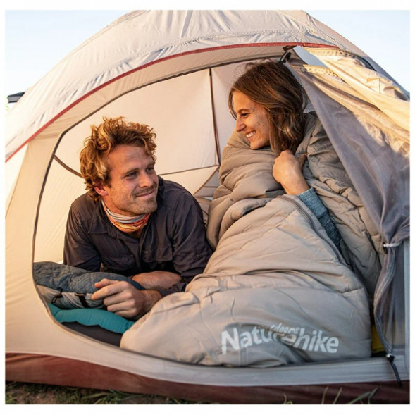 Спальный мешок Naturehike Envelope M180 (левый), зелёный в Липецке