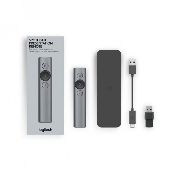 Презентер Logitech Spotlight Presentation Remote серый в Липецке