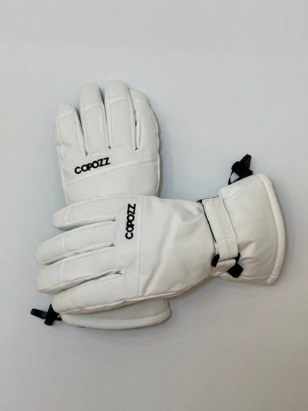 Перчатки горнолыжные сноубордические Copozz (белый, L) в Липецке
