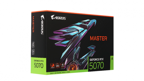 Видеокарта Gigabyte GeForce RTX 5070 AORUS MASTER, 12 ГБ GDDR7 в Липецке