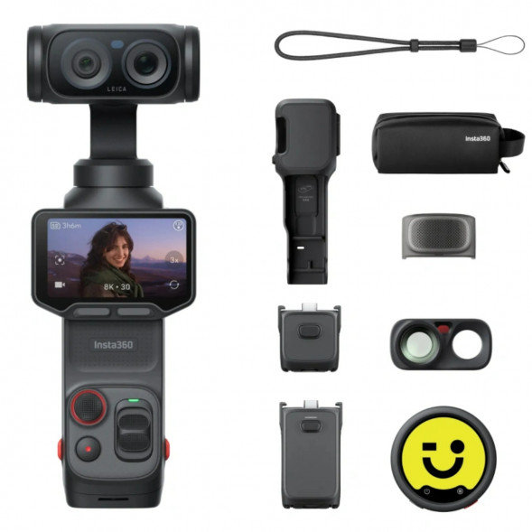 Экшн-камера Insta360 Luna Ultra Creator Bundle, Black в Липецке