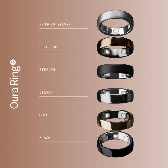 Умное кольцо Oura Ring 5 (размер 7), розовое золото/Deep Rose в Липецке