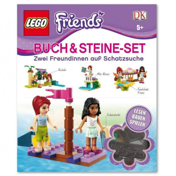 Книга и набор кубиков LEGO Friends Buch &amp;amp; Steine-Set Zwei Freundinnen auf Schatzsuche в Липецке