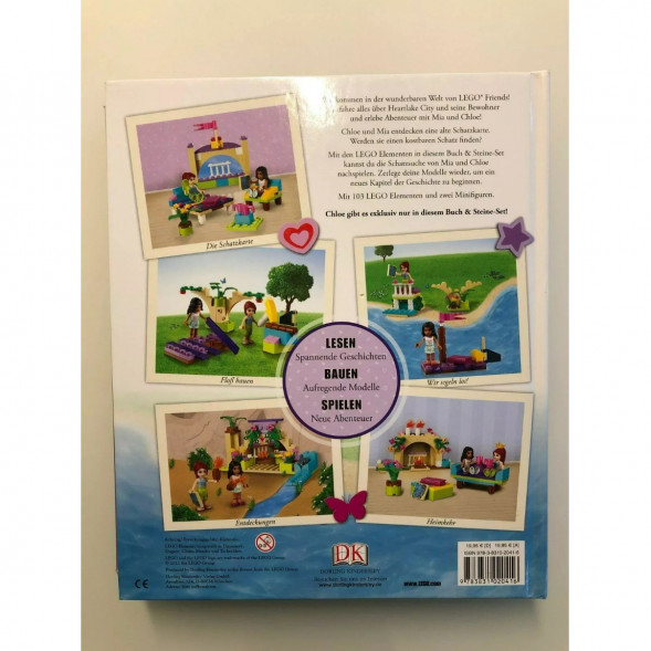 Книга и набор кубиков LEGO Friends Buch &amp;amp; Steine-Set Zwei Freundinnen auf Schatzsuche в Липецке