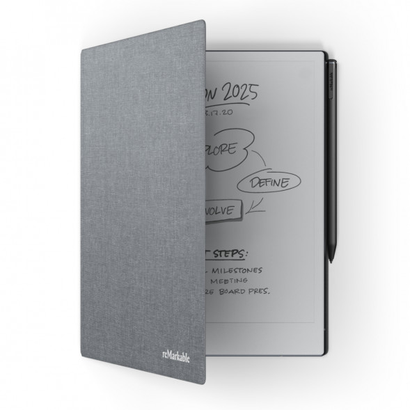 Графический планшет reMarkable 2 со стилусом Marker Plus и чехлом Book Folio серый (RM114) в Липецке