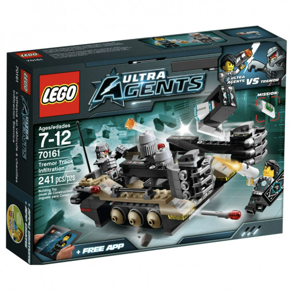 Конструктор LEGO Ultra Agents 70161 Проникновение гусеничного танка Тремора в Липецке