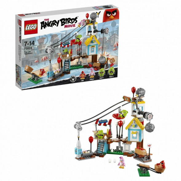 Конструктор LEGO Angry Birds 75824 Разгром Свинограда в Липецке