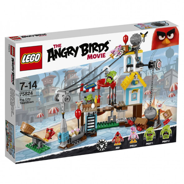 Конструктор LEGO Angry Birds 75824 Разгром Свинограда в Липецке