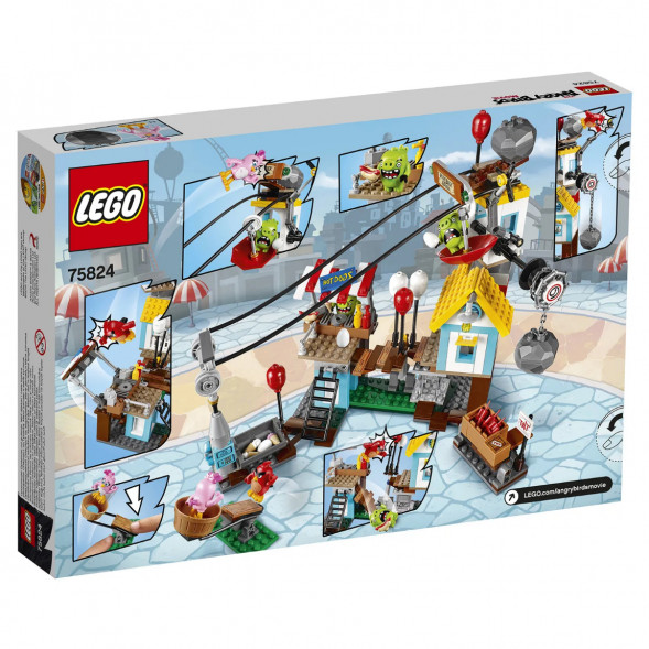 Конструктор LEGO Angry Birds 75824 Разгром Свинограда в Липецке