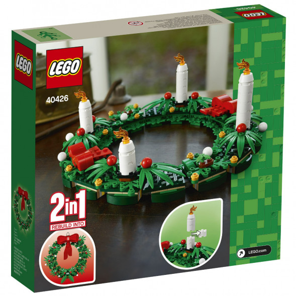 Конструктор LEGO 40426 Сувенирный набор «Рождественский венок» 2 в 1 в Липецке