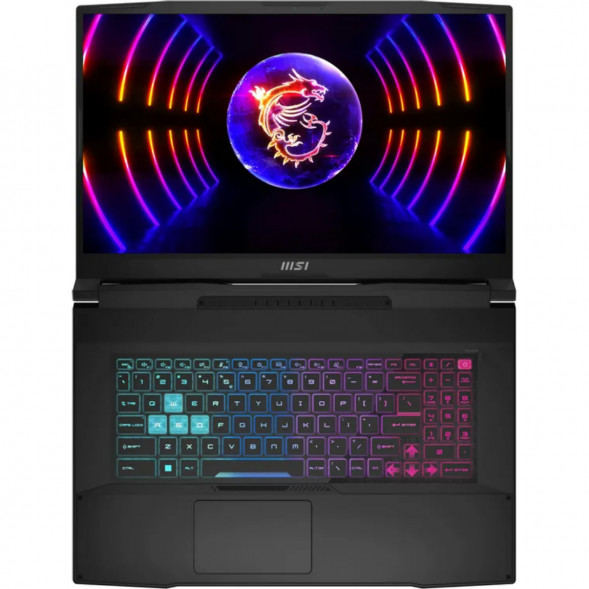 Ноутбук MSI Katana 17 B13VEK-1624XRUY (17.3&amp;quot;, IPS, Intel Core i5 13420H 2.1ГГц, 8 ядер, 16ГБ DDR5, 512ГБ SSD, NVIDIA GeForce RTX 4050 - 6 ГБ, без ОС), черный в Липецке