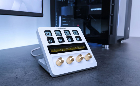Контроллер для стриминга Elgato Stream Deck +, белый в Липецке