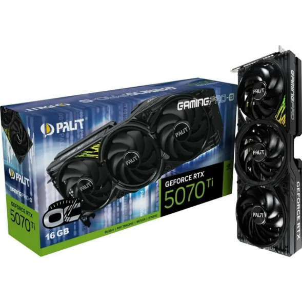 Видеокарта Palit NVIDIA GeForce RTX 5070TI PA-RTX5070TI GAMINGPRO-S OC 16ГБ GDDR7 в Липецке