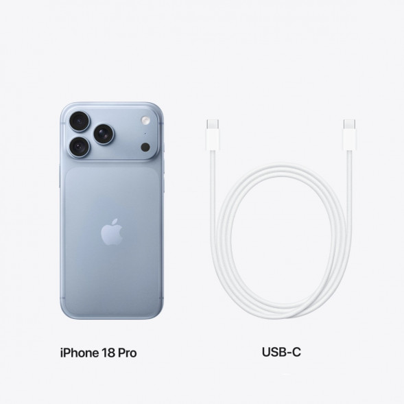 Смартфон Apple iPhone 18 Pro 512GB (SIM + eSIM), Glacier в Липецке