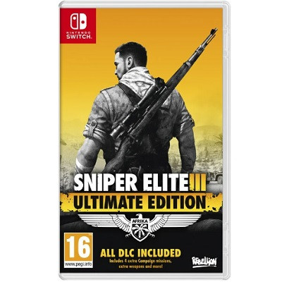 Игра Sniper Elite 3 Ultimate Edition для Nintendo Switch, картридж в Липецке