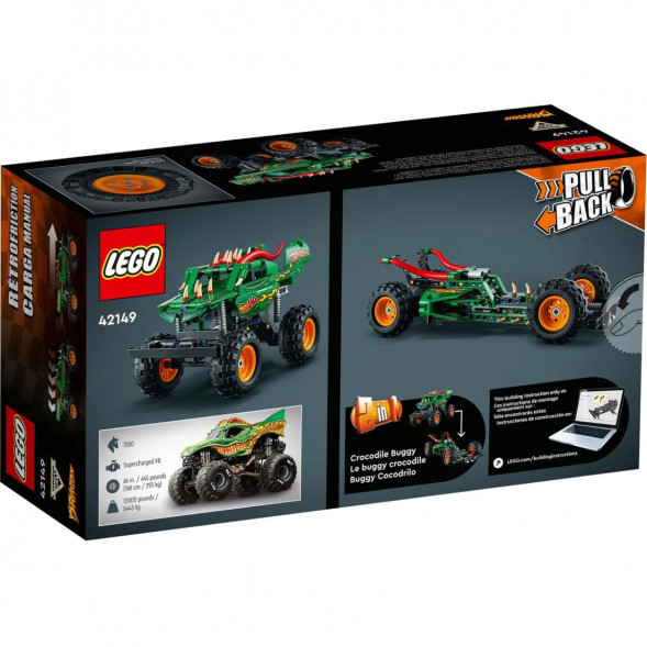Конструктор LEGO Technic 42149 Монстер Джем «Дракон» в Липецке