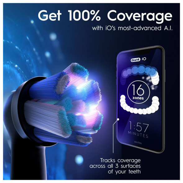 Набор из 2-х электрических зубных щеток Oral-B iO Series 9 Duo, Black Onyx и Rose Quartz в Липецке