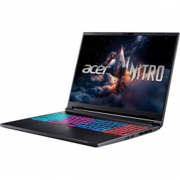 Ноутбук Acer Nitro V 16S ANV16S-71-71MF (16&amp;quot;, IPS, Intel Core 7 240H 2.5ГГц, 10 ядер, 16Гб DDR5, 1Тб SSD, RTX 5060 8Гб, Windows 11 Pro), черный