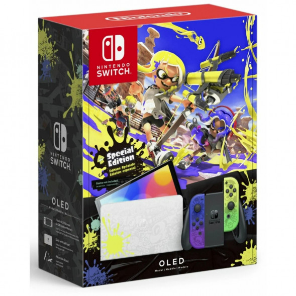 Игровая приставка Nintendo Switch OLED 64 ГБ, Splatoon 3 Edition в Липецке
