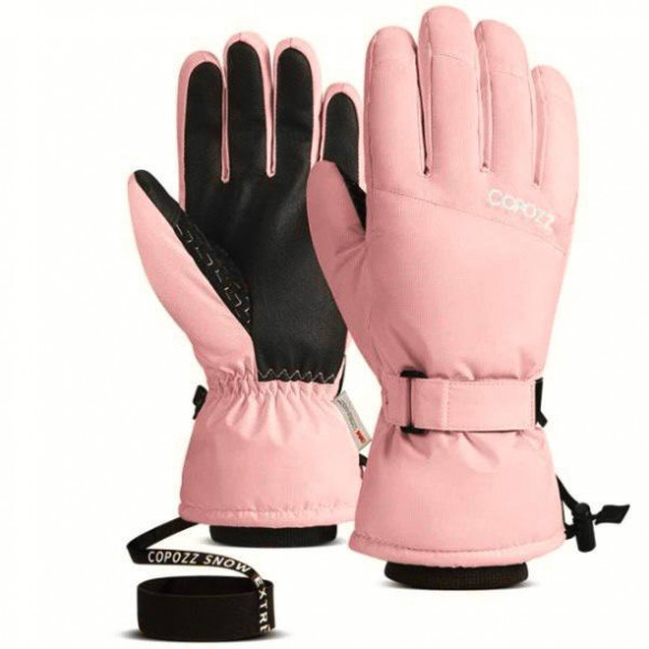 Перчатки горнолыжные сноубордические Copozz (розовый, M) в Липецке