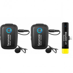 Радиосистема Saramonic Blink 500 B6, комплектация: микрофон, 2 ручных передатчика, приемник, черный