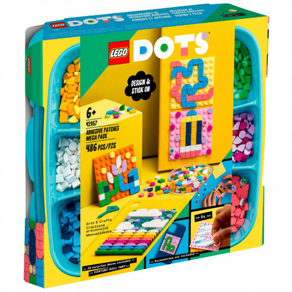 Конструктор LEGO DOTS 41957 Большой набор пластин-наклеек с тайлами в Липецке