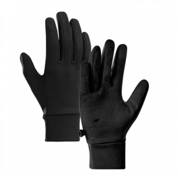Перчатки сенсорные спортивные Naturehike Outdoor Full Touch GL10 (черный, L) в Липецке