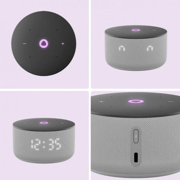 Умная колонка Яндекс Станция Мини 3 c Алисой на YandexGPT, серая в Липецке