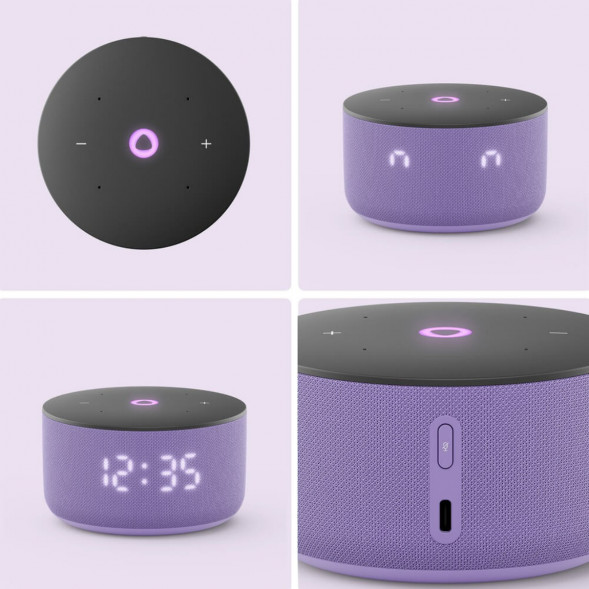 Умная колонка Яндекс Станция Мини 3 c Алисой на YandexGPT, лиловая в Липецке