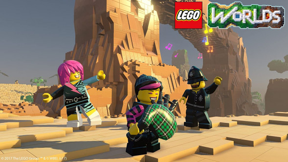 Игра LEGO Worlds [PS4, английская версия] в Липецке