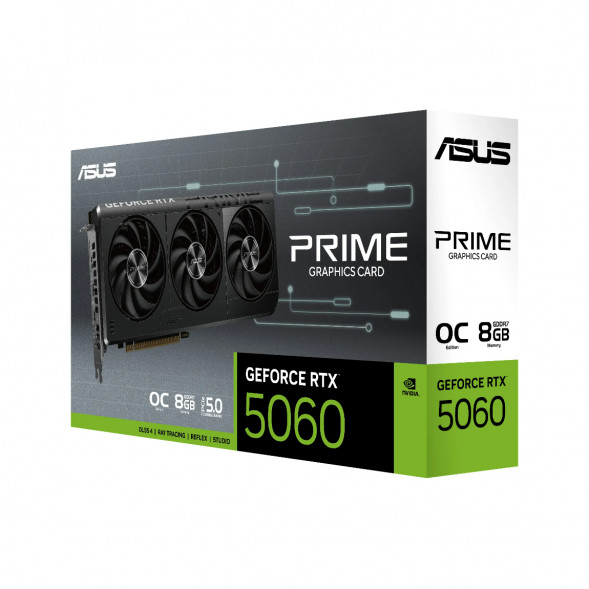 Видеокарта ASUS GeForce RTX 5060 Prime OC 8Gb (PRIME-RTX5060-O8G) в Липецке