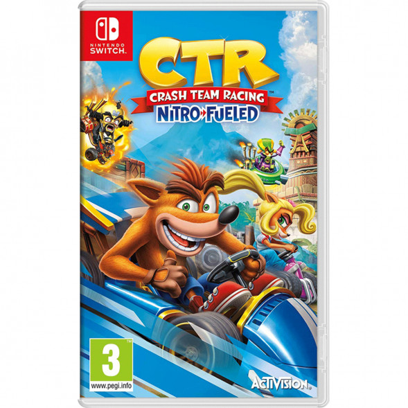 Игра Crash Team Racing Nitro-Fueled для Nintendo Switch, картридж в Липецке