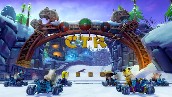 Игра Crash Team Racing Nitro-Fueled для Nintendo Switch, картридж в Липецке